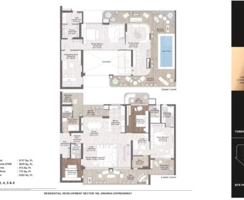 elan the emperor 4bhk floor plan plan